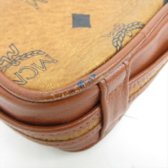 MCM Logo Crossbody Bag Brown - Picture 4 of 9